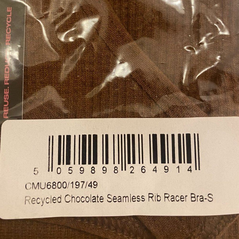 Chocolate Seamless Rib Racer Set - Picture 6 of 7